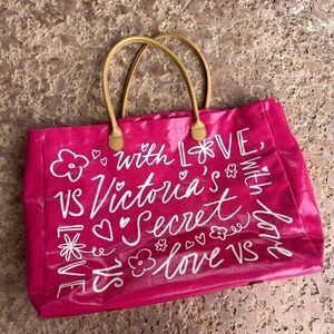 Victoria’s Secret vinyl tote bag
